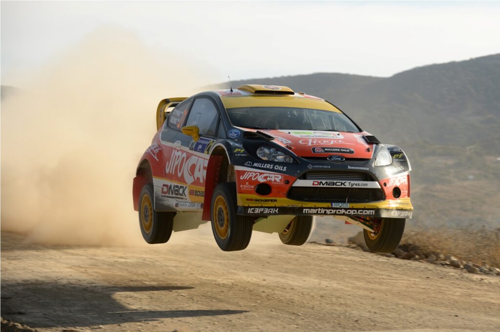 Martin Prokop en 2013 de Rallye du Mexique avec l’équipe nationale Tchèque Jipocar