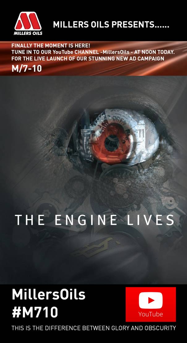 Millers launch stunning new advertising campaign – The Engine Lives, June 2014
