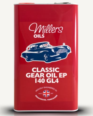 Millers Classique Huile Minérale Boite de Vitesse EP 140 GL4