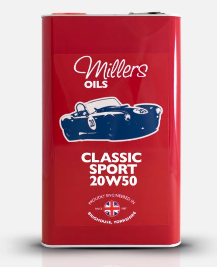 Millers Huile Moteur semi synthétique 20W50 Classique du Sport