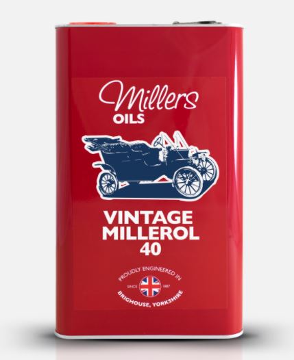 Millers Classic Millerol M40 monograde oil without detergents
