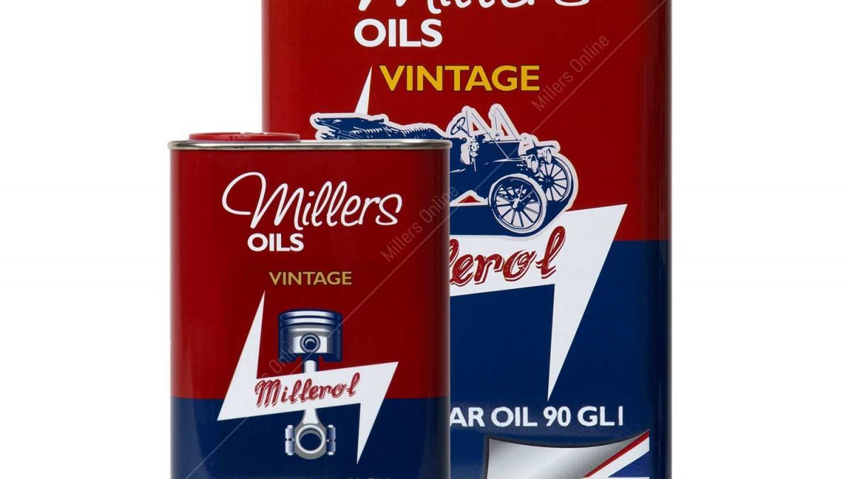 Which gear oils do I use in my vintage car that has lots of yellow