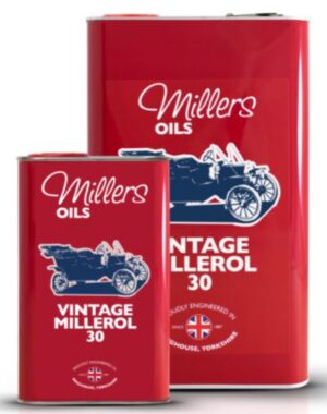Vintage Millerol 30 huile moteur