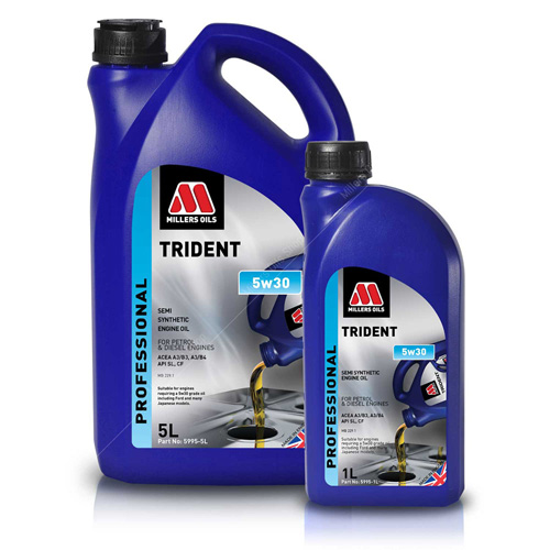 Millers Trident 5W30 Semi Synthetic Engine Oil