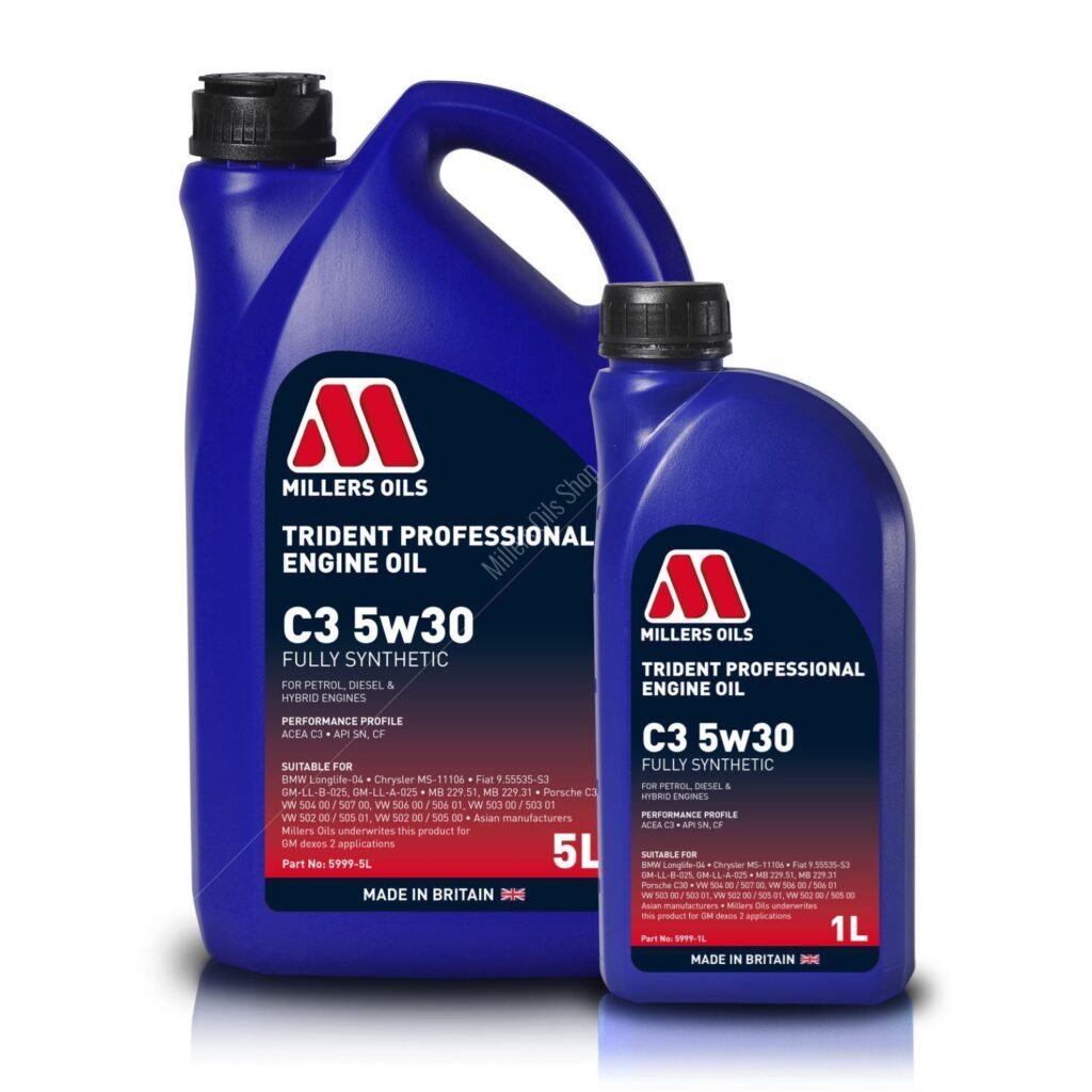 Trident Professional C3 5W30 Huile Moteur - Millers Oils – #1 en France