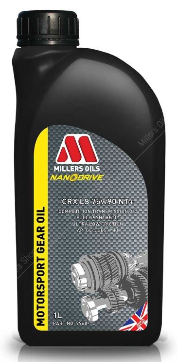 Millers CRX LS 75W90 NT+ Competition Gearbox Oil