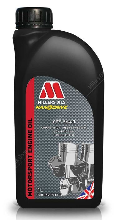 Millers Oils XF Premium 5w40 C3 SN Dexos 2 Fully Synthetic Engine Oil