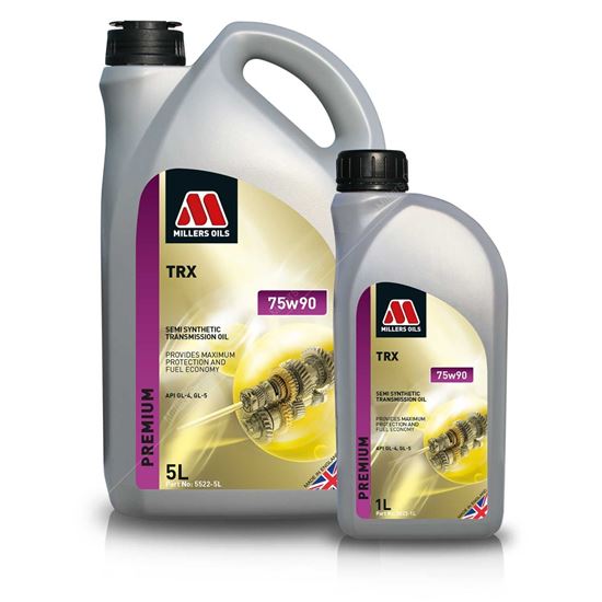 Millers TRX Semi Synthetic 75w90 Gear Oil GL4 and GL5