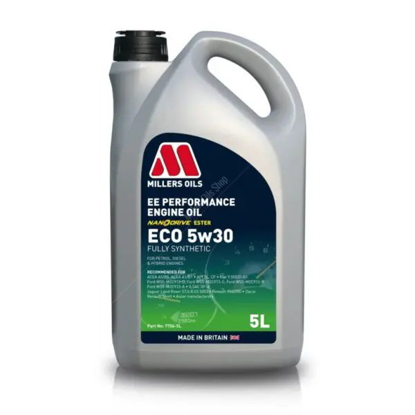 Millers EE Performance Eco 5W30 Fully Synthetic Engine Oil