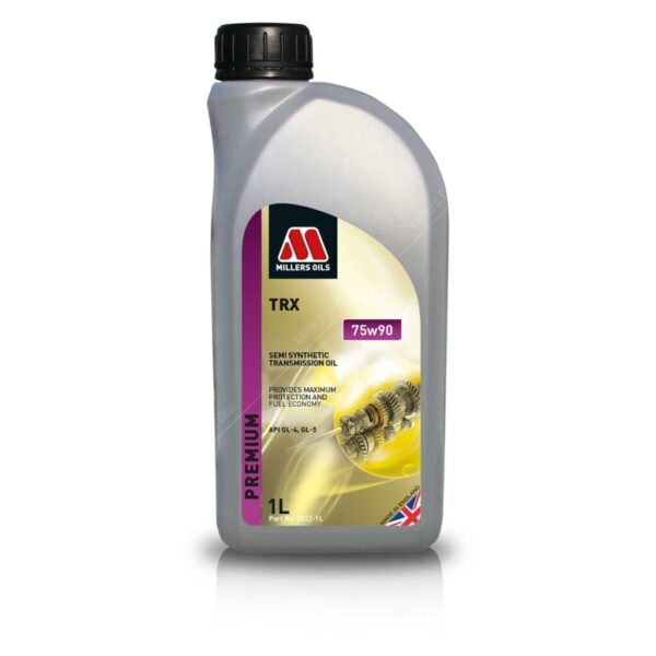 Millers TRX Semi Synthetic 75w90 Gear Oil GL4 and GL5