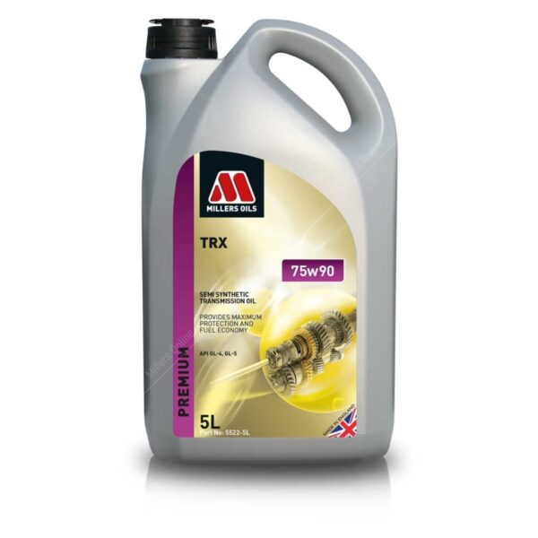 Millers TRX Semi Synthetic 75w90 Gear Oil GL4 and GL5