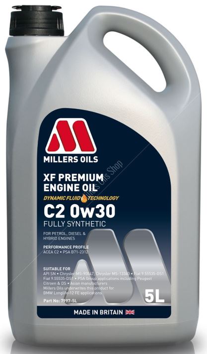 XF Premium C2 0w30 Engine Oil