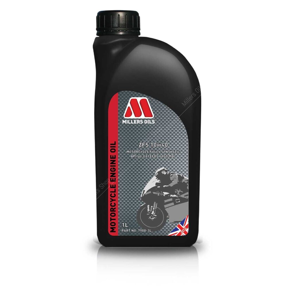 ZFS 10w40 Huile Moteur Moto - Millers Oils – #1 en France