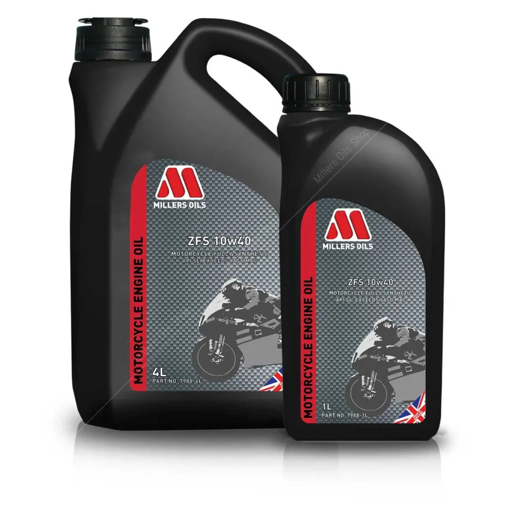 ZFS 10w40 Huile Moteur Moto - Millers Oils – #1 en France