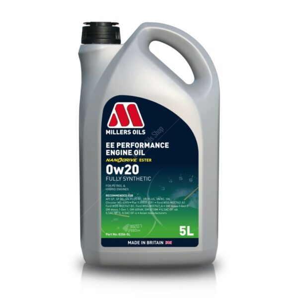 Millers EE Performance 0w20 Engine Oil