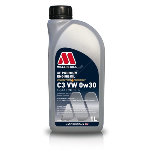 XF Premium C3 VW 0w30 Engine Oil