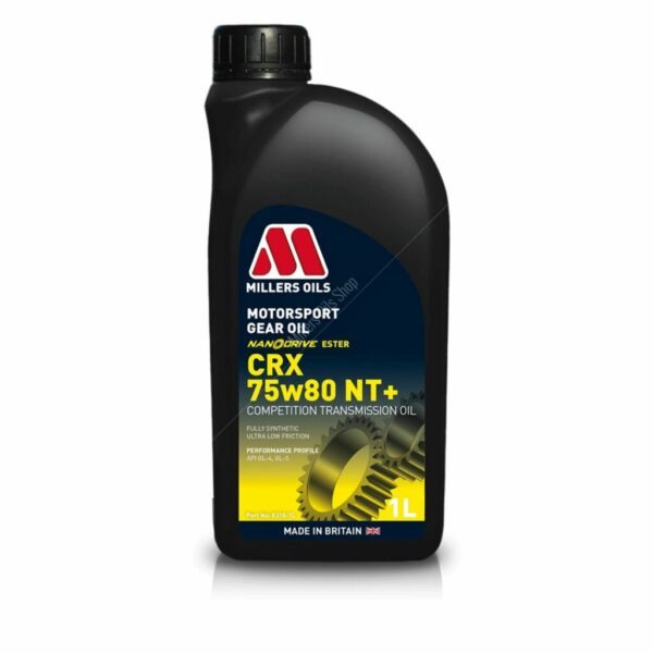 Millers CRX 75W80 NT+ Huile Transmission Competition – Image 3