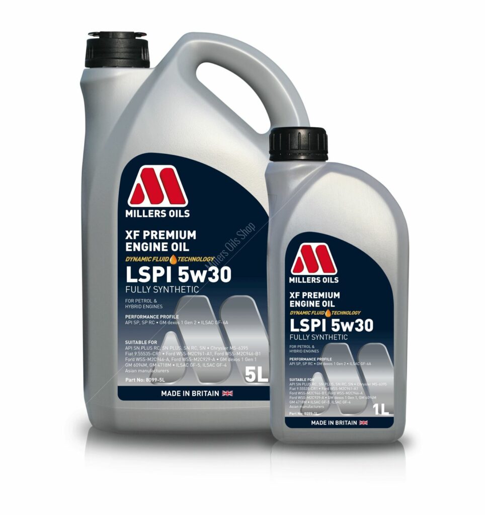 XF Premium LSPI 5w30 Huile Moteur - Millers Oils – #1 en France