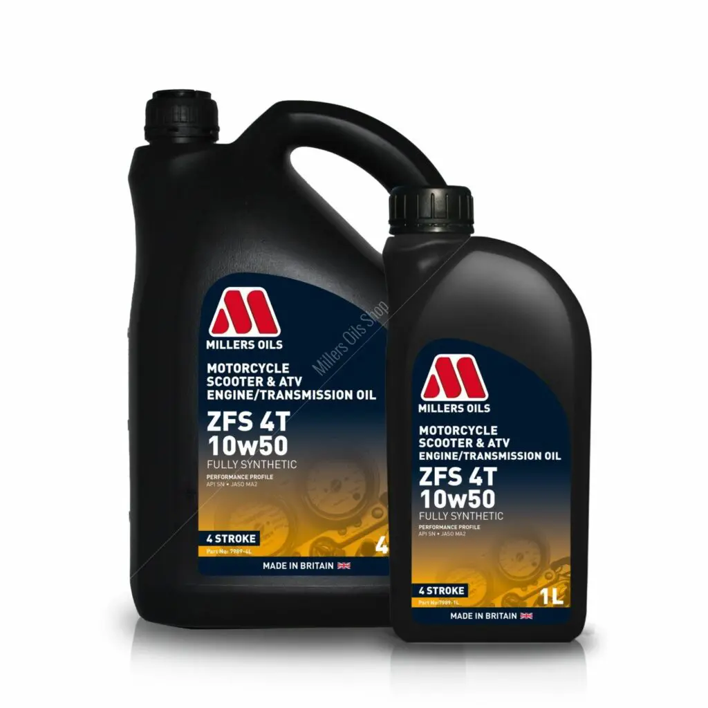 ZFS 4T 10w50 Millers Oils – #1 in France